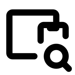 Devices Search Line Icon