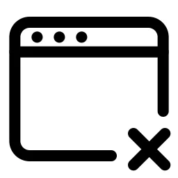 Window Xmark Icon