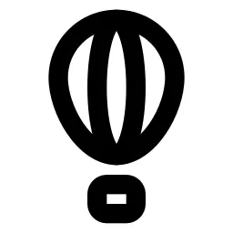 Air Balloon Line Icon
