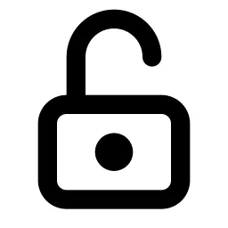 Lock Open Line Icon
