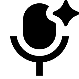 Mic Ai Fill Icon