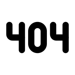 Error 404 Line Icon