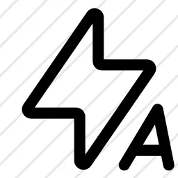 Auto Flash Icon