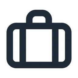 Suitcase 2 Line Icon