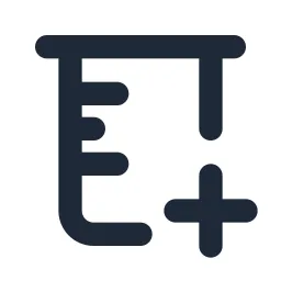 Beaker Plus Line Icon