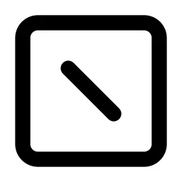 Square Forbid Line Icon