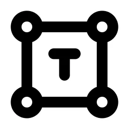 Text Resize Line Icon