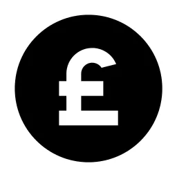 Money Pound Circle Fill Icon