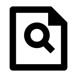 File Search Line Icon