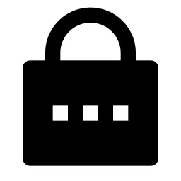 Lock Password Fill Icon
