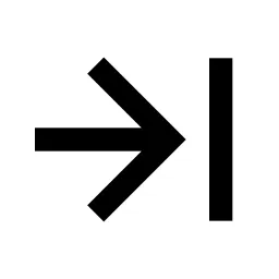 Contract Right Line Icon
