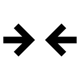 Collapse Horizontal Line Icon