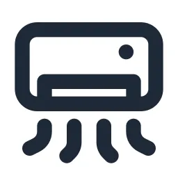Air Condition On Line Icon