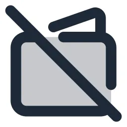 Wallet Off Duotone Icon