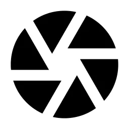 Camera Lens Fill Icon