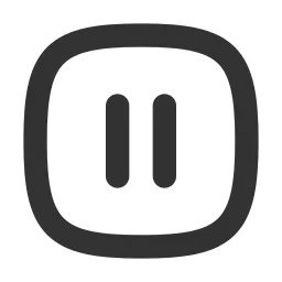 Pause Square Icon