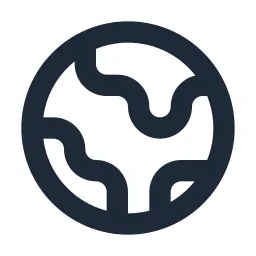 Globe Earth Line Icon