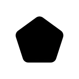 Pentagon Fill Icon