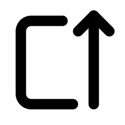 Arrow Autofit Up Line Icon