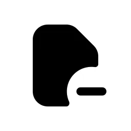 File Minus Fill Icon