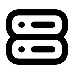 Server 2 Line Icon