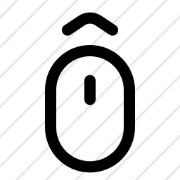 Mouse Scroll Up Icon