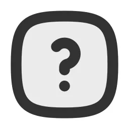 Help Square Duotone Icon
