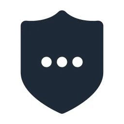 Shield Dots Solid Icon