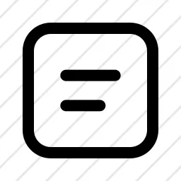 Square Lines Note Icon