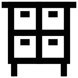 Drawers Table Icon