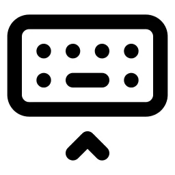 Keyboard Hide Line Icon