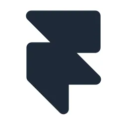 Brand Framer Solid Icon