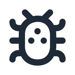 Bug 2 Line Icon
