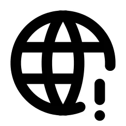 World Exclamation Line Icon