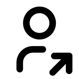 User Share Line Icon