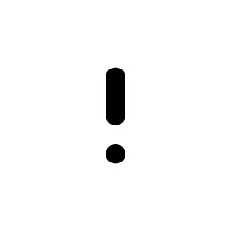 Alert Small Line Icon