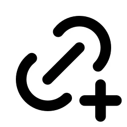 Link Plus Line Icon