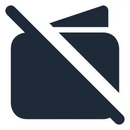 Wallet Off Solid Icon