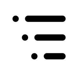 List Tree Line Icon