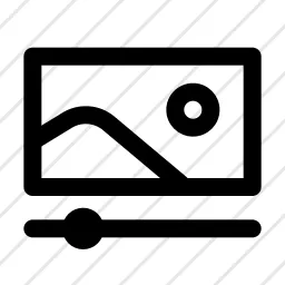 Video Timeline Edit Video Icon