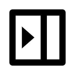 Sidebar Unfold Line Icon