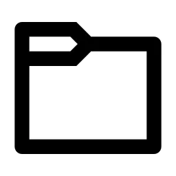 Folder 6 Line Icon