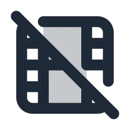 Film Off Duotone Icon