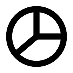 Chart Pie 3 Line Icon