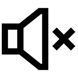 Mute Volume Icon