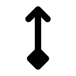 Arrow Up Rhombus Icon