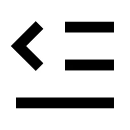 Menu Fold Line Icon