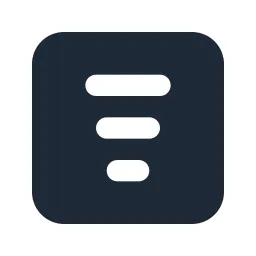 Layout Center Text Solid Icon