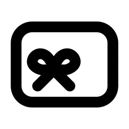 Gift Card Line Icon
