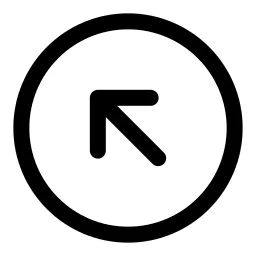 Arrow Up Left Circle Icon